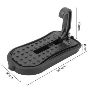 Auto Rooftop Luggage Ladder Hooked Safety Hammer Universal Foldable Car Door Step Pedal Auxiliary Foot Pegs Doorstep