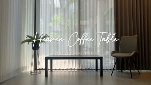 Meja Tamu & Meja Makan Seahorse HEAVEN 120x60 T40 Minimalis HPL Multiplek Knockdown