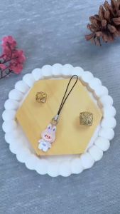 Bandul Bandol LABUBU VIRAL Lanyard Tali Gantungan Gelang Strap HP Phone Charm Handphone Device Kamera Handmade Macaron Candy Lanyard Full Warna Korean Style Black Pink Estetik Bracelet Beads Hello Kitty Cinnamoroll Pompompurin My Melody Kuromi Pochacco