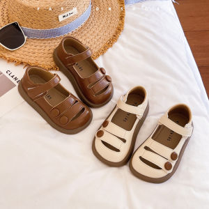 British Style Princess Sandals Soft Soled Closed Toe