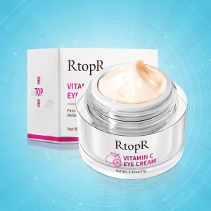 RtopR Vitamin C Eye Cream Remover Dark Circles Eyebags Against Puffiness Bags Anti Wrinkle Aging Lifting Moisturizing Eye care 12g