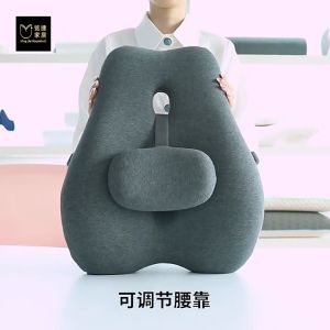 Edens Seat Waist Support Pregnant Women Chair Cushion Foam Car Pillow Adjustable Back Body Cushion - Fulfilled by Edens