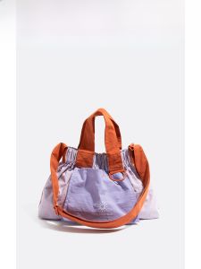 MABULA | Mabula Canvas Dumpling Shaped Handbag Korean Japanese Single Shoulder Bag Original Design Tote Bag Soft Handle For Daily Use