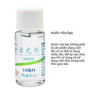 Silver Cleaning Solution Gold Jewelry Care Oxidation Remover Fashion Accessories Polishing Agent Gold Wash Silver Cleaning Water