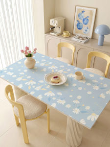 BEIAISI | Waterproof Oilproof Non-washable PVC Leather Tablecloth
