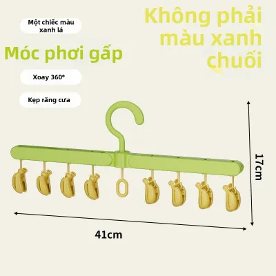 Giá Phơi Quần Áo Đa Năng Gấp Gọn Chống Gió Treo Tường