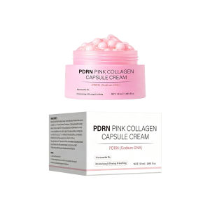 SAUVASINE | PDRN Pink Collagen Capsule Cream Lightweight Moisturizing Cream Niacinamide for Uneven Skin Tone and Texture Glow Hydration
