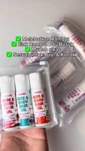 RAKIDS Minyak Rambut Baby & Kids Hair Oil Serum Bayi Budak Kanak Lelaki Perempuan Growth Lebat 婴儿发油 - Purple