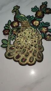 Hình kim sa may lên áo trang trí