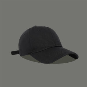 Hat Mens Spring & Fall Ins Trendy Pure Color Baseball Cap Womens K-style Face-Looking Small Summer Internet Celebrity Soft Top Blue Peaked Cap