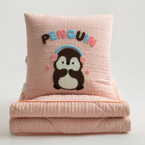 Áo Chui Đầu Hai Lớp Đan Bằng Vải Nỉ Dễ Thương Có Thể Sử Dụng Trong Ô Tô Và Văn Phòng Cho Giấc Ngủ Trưa