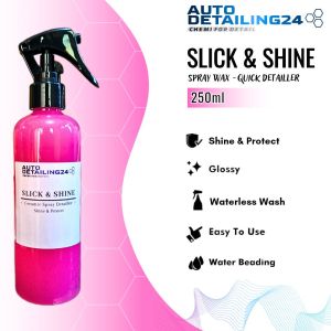 Slick & Shine Spray Wax Quick Detailler Pengkilap Instant Body Mobil