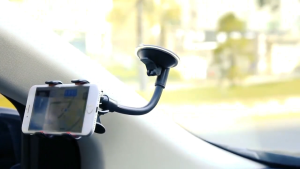 Universal Long Arm Car Phone Mount Windshield Holder with Long Arm & Double Clip Strong Suction Cup Dashboard & Windshield Smartphone Holder