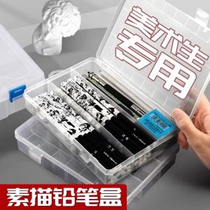 Hộp Đựng Bút Sáp Dung Tích Lớn Bằng Nhựa Hộp Đựng Đồ Dùng Học Tập Hộp Đựng Bút Vẽ Nhanh Cho Sinh Viên Mỹ Thuật