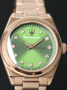 【2 Years Warranty】MASERATI Velocita 35mm Womens Quartz Watch R8853152501 Japan Movement
