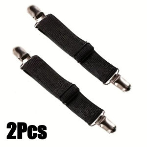 Adjustable Elastic Slipper Heel Straps Anti-Slip Shoe Laces For Sandals No More Heel SlippingMulti-Use Pant Clips Boot Straps