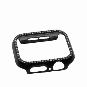iSeriseWatch | Transparent Diamond-Decorated Shockproof Half Case for iWatch