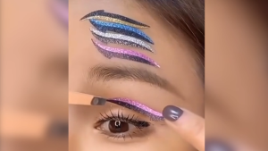 Mi mắt mi giả dán không đường may làm cong mi mi giả sáng tạo có thể tái sử dụng