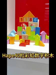 Hape | Educational Wooden Building Blocks 40 Pieces
