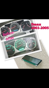 Dmax 2003 - จอไมล์ บอกครบทั้งความเร็ว น้ำมัน สถานะรถ ชัดเจนทุกการขับขี่ ตรงรุ่นขาพินยาว
