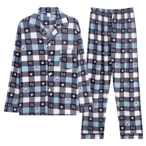Mens Pure Cotton Sleepwear Long Sleeve Home Clothes Set Spring Autumn Summer Style Casual Comfortable Breathable Cartoon Print