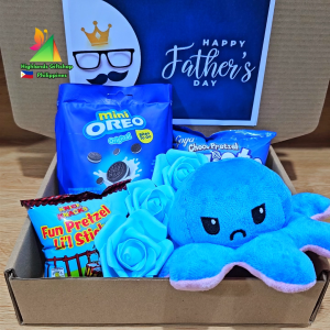 ✨Best Fathers Day Gift Ideas for Dad Blue Themed Giftbox