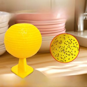 MONLEYTA | Indoor Fruit Fly Trap Kitchen Bug Killer Sticky Bug Ball Fly Attractant Bug Catcher Glue Trap Effective Pest Control