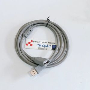 Cáp nối dài USB 2.0 dài 1.5m / 3m (Hiệu VELLYGOOG Màu xám chống nhiễu)