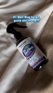 Vircast Medic Dr Bed Bug - Bed Bug & Dust Mites Natural Repellent Spray 50ml/100ml/300ml (Spray Pepijat)