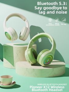 EWEADN | Wireless Bluetooth Headset with Microphone Noise Cancellation