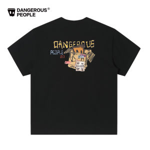 Dangerous People Xu Zhihuan DSP Cool Street Style Loose Fit Short Sleeve T-Shirt Paper Bag Head Trendy Casual Cotton Tee