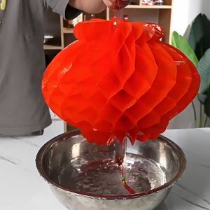 Chinese wind small red lantern wedding festival celebration New Year Red lantern opening decorated paper lanterns中国风红纸灯笼