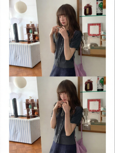 NIHAOKANONG | Áo Cardigan Knit Cổ Tròn Cơ Bản Cho Mùa Hè