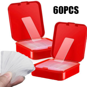 สติ๊กเกอร์สารพัดประโยชน์ด้าน60ชิ้นเทป PVC นาโนใช้ซ้ำได้สติกเกอร์ติดผนังกันน้ำ Traceless เทป 2x5cm กาว ผลิตภัณฑ์ติดตั้งที่สุด, สามารถนำไปใช้ในการผลิตภัณฑ์ติดผลต่างๆ