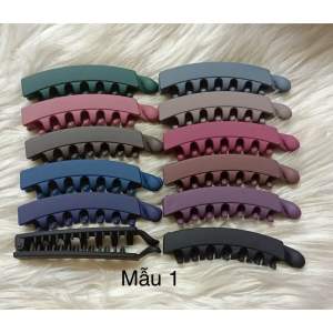 Cặp tóc gắp tóc đuôi ngựa dài 10cm-11cm màu nhám gap09