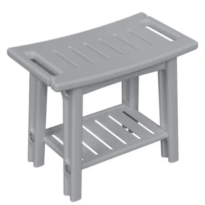 JIFUFENG | Bathing and Shoe Changing Bench Anti-slip Two-tier Storage Stool
