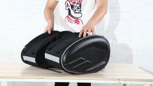 Motorcycle Universal 2Pcs Night Reflective Saddle Bag，40L Side Box Side Package Locomotive Bag Carbon Fiber Case Waterproof Motorcycle Box Surfy Motorcycle，Outdoor Waterproof Motorcycle Accessories