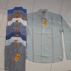 [VTD] Áo sơ mi nam trung niên kẻ sọc caro tay dài chất vải kate mềm mịn from rộng SUNMEN Size từ 50-90kg