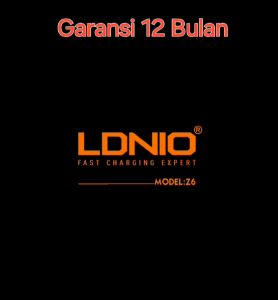 LDNIO Z6 Travel Converter Adapter Universal Gan 65W 2PD + QC3.0
