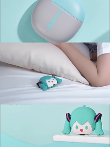 Bilibili New Product POPO Series Hatsune Miku True Wireless Bluetooth Headset true wireless headset TWS ear buds hifi earphone ios Android headphone Sports headphone gift bluetooth Headphone