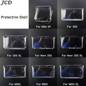 JCD Plastic Clear Crystal Protective Hard Shell Skin Case Cover For GBA SP NDSL DSI NDSi XL 3DS XL New 3DS XL LL Console