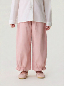 Marc&Janie | Cloud-Soft Pima Cotton Lace Trim Lantern Pants