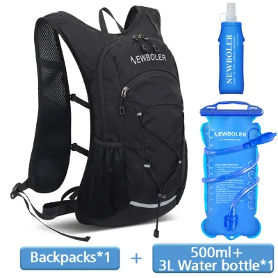 20L Cycling Lightweight Hydration Backpack Outdoor Sport Camping Climbing Mountaineering Rucksack Travel Water Bag 500ML/2L/3L
