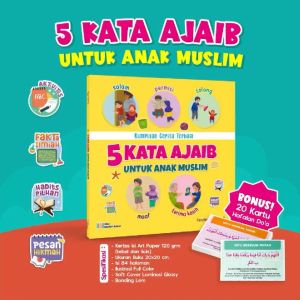 5 Kata Ajaib untuk Anak Muslim (Softcover) - Isi 5 Buku Cerita Anak [Pustaka Hulwah x Lingkar Media]