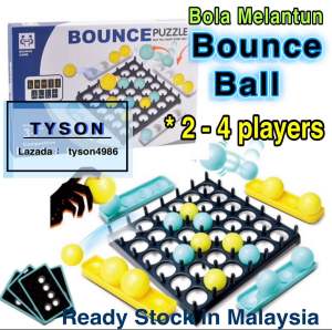 Bola melantun Bounce Ball Game Family Party Games Jumping Connect Ball Board Table Game Toys jumping ball bounce off game