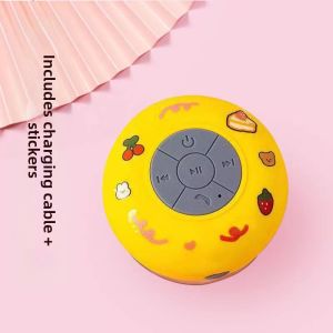 Portable Bathroom Bluetooth Speaker Wireless Mobile Phone Shower Mini Speaker Waterproof Sound System Easy to Carry Music Device