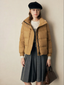 FAMANXUAN | Short Loose Warm Down Jacket For Petite