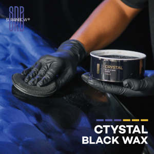 Crystal Black Wax Paste Wax - Premium Car Wax for a Deep Reflective Shine Gloss with Long-Lasting Protection - Easy to Apply