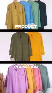 Kemeja Wanita Shanghai 1246: Atasan Formal & Non Formal Terlaris