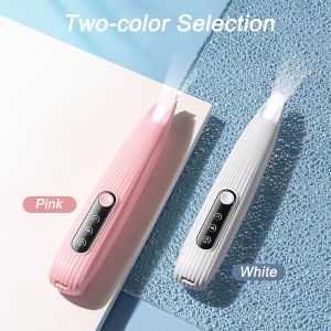Rechargeable Pet Paw Trimmer LED Light Quiet Precision Grooming Clipper Waterproof Low-Vibration Shaver for Dogs Cats